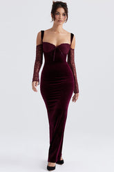 Kaia Evening Velvet Maxi Dress | Dress In Beauty
